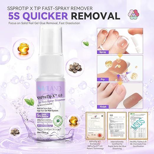 SAVILAND Press On Toenails Kit: 216 PCS Everlasting French Tip Press on Nails for 18 Sizes Ultra-Fit Sturdy Brown Gel Toenails Tip Nail Bond Solid Gel Nail Glue Press on Toenails for Women Home DIY