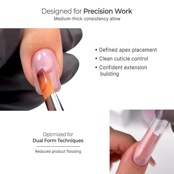 IN.HYPE UV/LED Professional Hard/Builder Gel for Nail Extension/Strengthening/Overlays File Off