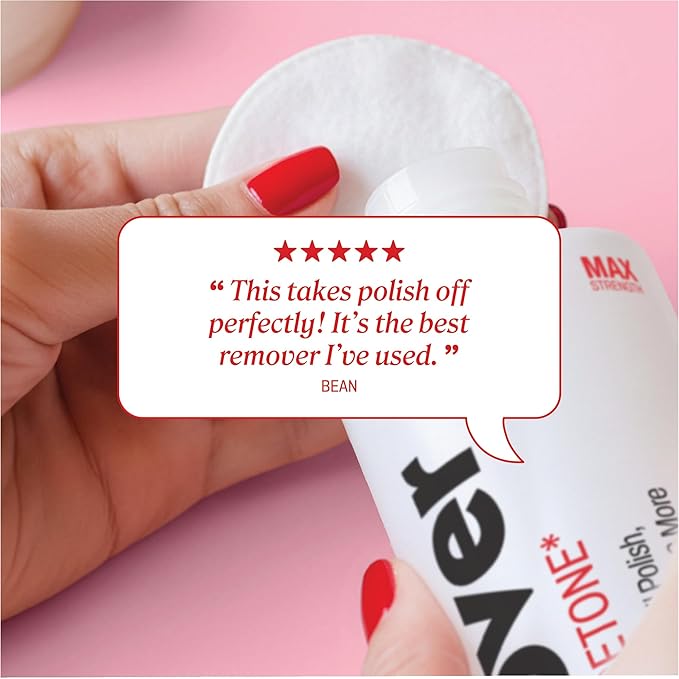 Onyx Professional 100% Pure Acetone Nail Polish Remover Kit with 7 inch Nail File, 16 fl oz - Made in USA, Maximum-Strength Gel Polish Remover, Artificial & Glitter Nail Polish