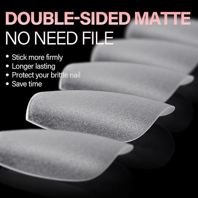 AILLSA Short Coffin Nail Tips 15 Sizes Matte Gel Nail Tips No Filed Soft Short Coffin Press on Nails Clear Full Cover Gelly Tips Fake Nails Extension Tips 240PCS with Storage Box