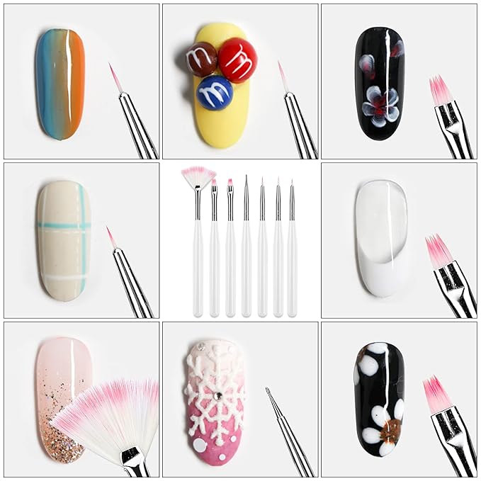 Practice Hand for Acrylic Nails, Flexible Nail Training Maniquin Fake Hand, Moveable Practice Nail wth 200 Pcs Replaceable Nails for Acrylic Nail Manicure DIY