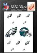 WinCraft Philadelphia Eagles Gameday NailCals & Face Tattoo Stickers