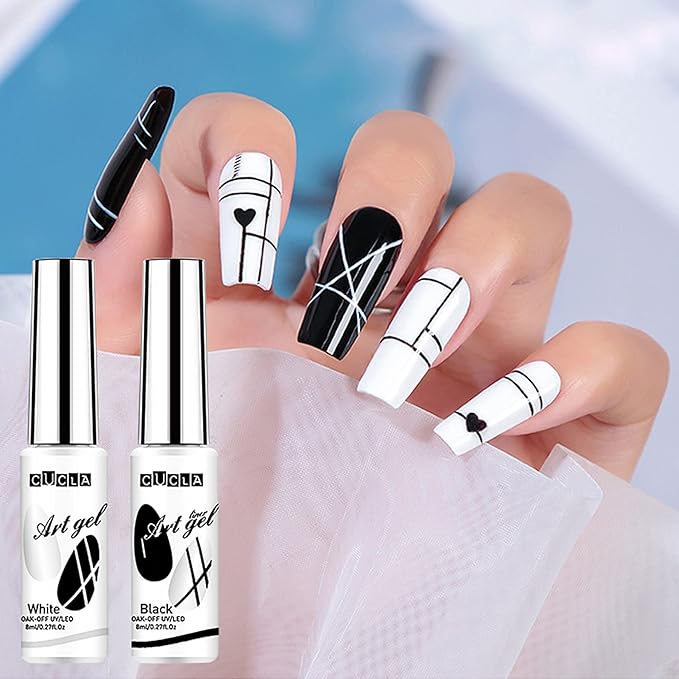Vtrem 6 Colors Chrome Platinum Glitter Gel Nail Polish Including Sparkly Shiny White Orange Gel Polish Kit Nail Rhinestones Matrix Gel Nail Polish Home DIY Manicure Nail Salon Varnish