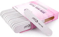 25pcs - PANA Mini Double-Sided Emery Nail File for Manicure, Pedicure, Natural, and Acrylic Nails - Zebra (Grit 180/180)