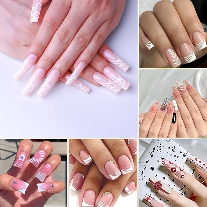 SILPECWEE 1pc Acrylic Nail Brush Gel Nail Art Brushes Nail Clean Up Brush Nail Design Brush Builder Gel Brushes for Nails Paint Pen Nail Polish Brush Manicure Brushes