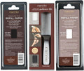 Cuccio Stainless Steel Pedicure File with a 2 Pack of 50 White and Black Refills