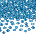 144 Pieces SS30 Blue Zircon Hotfix Rhinestones Flatback Round Crystal Glass Rhinestones Gems for Crafts Nail Face Art Clothes Shoes Bags DIY