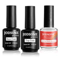JODSONE Gel Nail Remover Quick Gel Nail Polish Remover and Base Coat Top Coat Simple Set is Suitable for Beginners to Try
