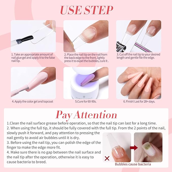 Born Pretty 28Pcs Jelly Gel Nail Polish Kit With U V Light 48W Nail Lamp 12 Colors Jelly Pink Nude Neutral Gel Polish Set with Base/Top Coat Manicure All-In-One Nail Gel Kit Ideal Gifts