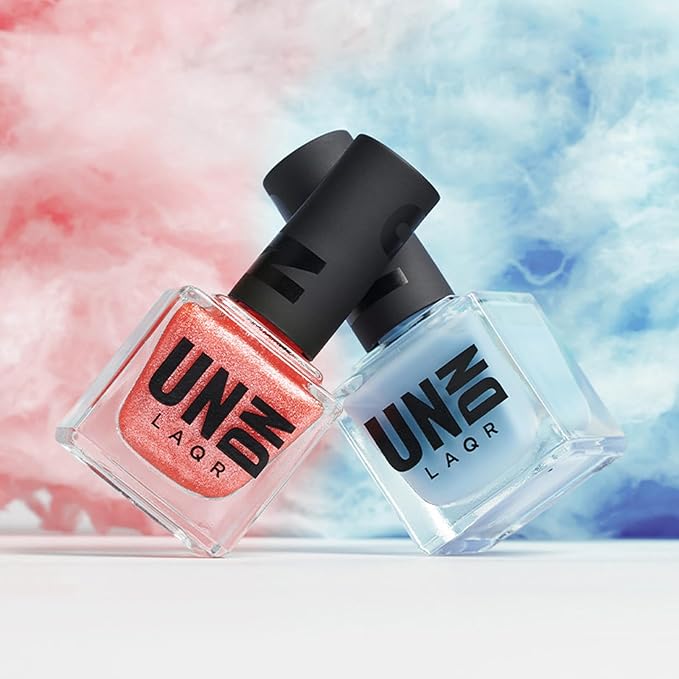 UNDN Vegan Nail Polish - B.Y.O.B. - Creamy Light Blue Nail Polish for Women and Men - Long Lasting, Durable Finish - Cruelty Free - 0.5 oz