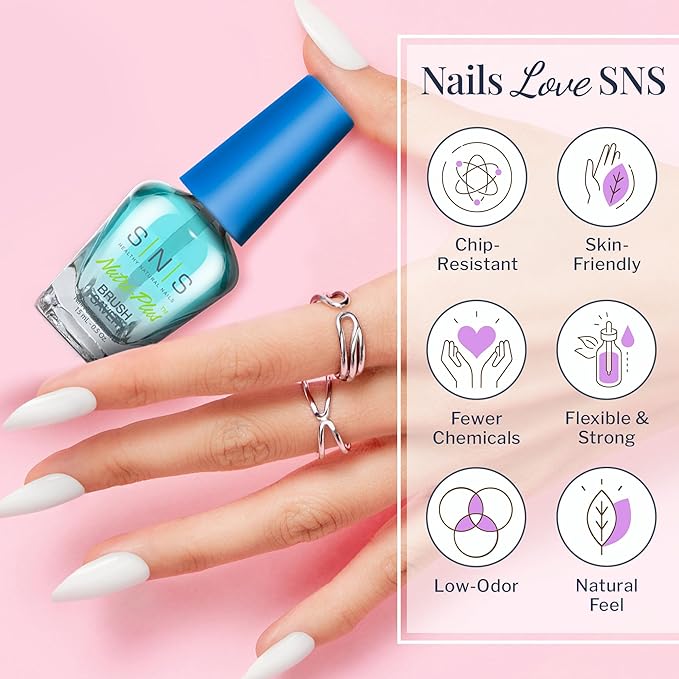 SNS Nail Polish Remover for Nail Dip Powder, Brush Saver - Maintains Soft & Clean Brushes Between Applications - Helps Restore Hardened Brush Bristles - 0.5 Oz