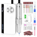 SAVILAND Electric Nail Drill Machine: 40000 RPM Upgrad Professional Nail File for Acrylic Nails with Ceramic Corn Head Nail Bits for Nails Manicure Tools & Pedicure Kit Home DIY