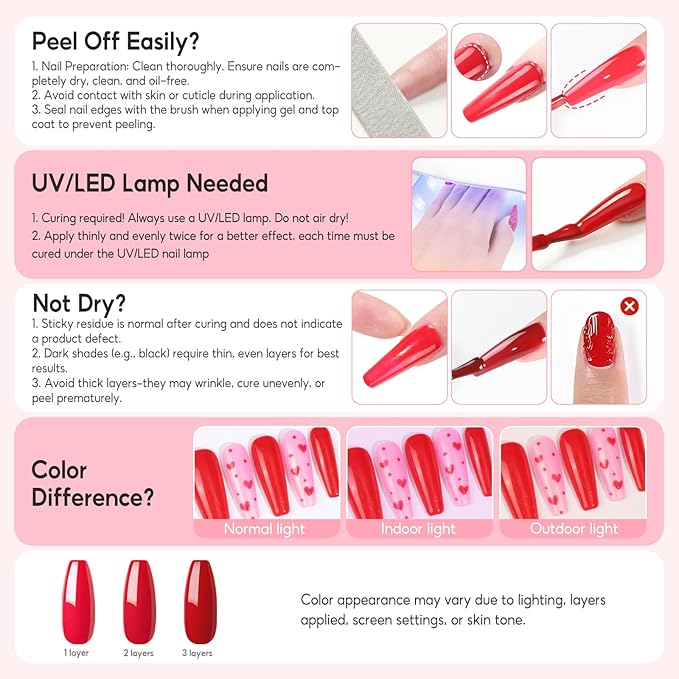 PEACECOLOR 53PC Gel Nail Polish Kit with U V Light and Drill 35 Colors Soak Off Gel Polish with Matte Glitter Glossy Top Base Coat Art Manicure Complete Nail Polish Kit Gifts for Women