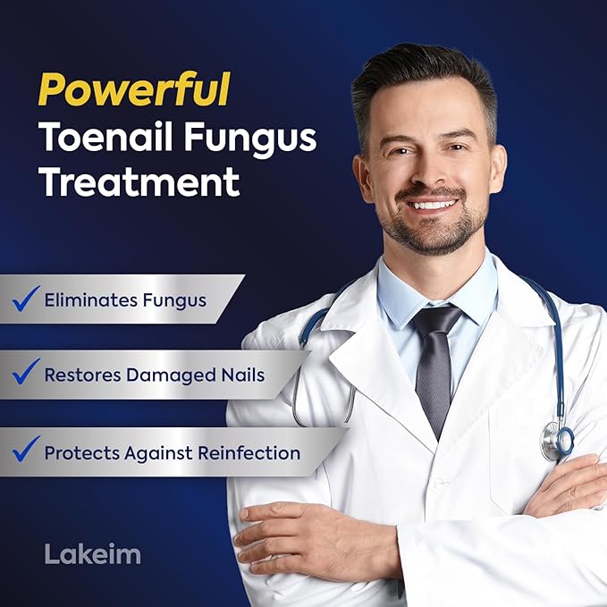 Toenail Fungus Treatment Extra Strength: 25% Undecylenic Acid & Tea Tree Oil - Repairs Yellow Thick Brittle Toe and Fingernails - 2 Bottles with 14 Patches