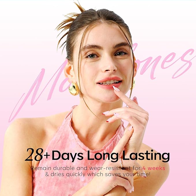 modelones Gel Nail Polish Set, 6 Colors 2026 Eater Spring Pitaya Hot Pink Red Cat Eye Gel Polish Mermaid Pink Red Love-heart Glitter Nail Polish with Magnet & Wooden Pen Soak Off LED Manicure Gift
