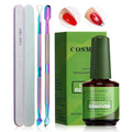 COSMOO Magic Gel Polish Remover Kit, Professional Gel Remover for Nail, Quickly Remove Gel Nails Polish in 2-5 Minutes, Includes Tools Nail file and Nail Removal Push