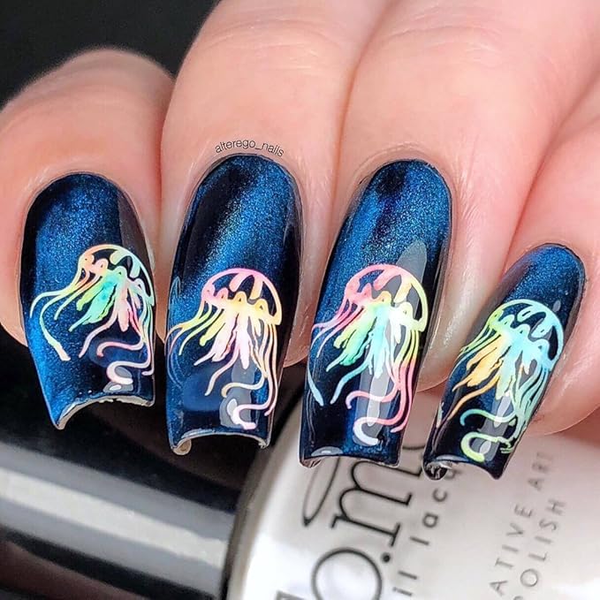 Whats Up Nails - A019 Beach Mode Stamping Plate for Nail Art Design