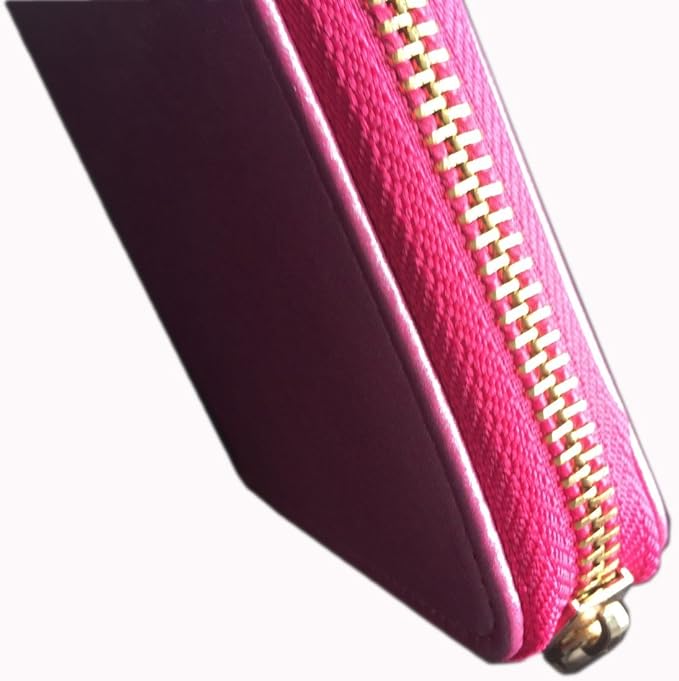 Nail Art Stamping Plate Holder Storage Bag Cases Stamp Bag Organizer Rectangular Round Organizer Holder Zipper Carrying Case 240 Slots (Pink)