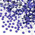 John Bead 2000 Pieces 4mm (SS16), Purple, Acrylic Round Flat Back Rhinestones for Jewelry Making, DIY Crafts, Nail Art, Face Makeup, Clothes