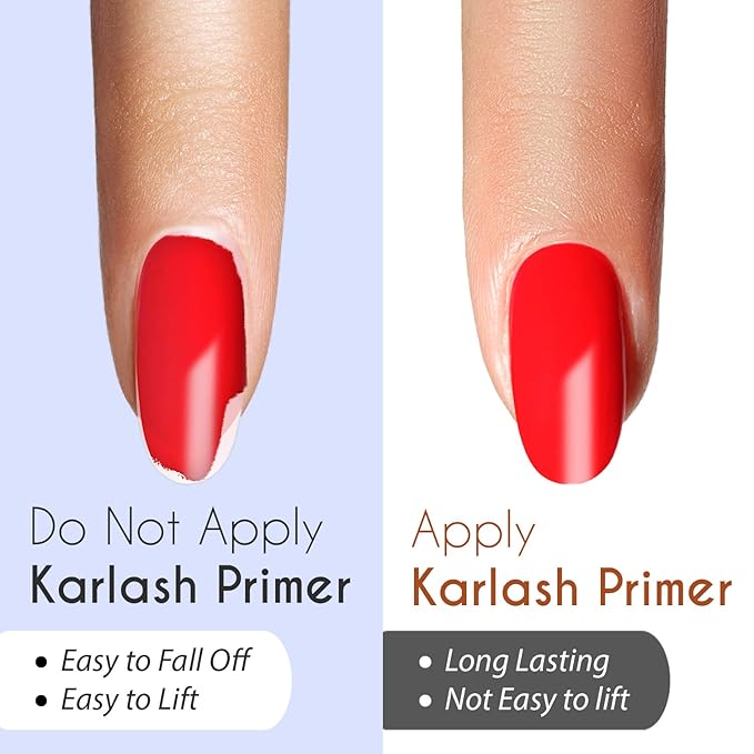 Karlash Professional Made in USA Natural Nail Prep Dehydrate & Bond Primer, Nail Bonding, Superior Bonding Primer for Acrylic Powder and Gel Nail Polish 0.5 oz (Primer)