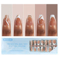 Short Coffin French Tip Press on Nails, 150pcs Soft Fake Nail Tips in 15Sizes, Pre-lasting Acrylic French Gel Nails Tips, No Need to File False Nail Tips Extension for Women Girl Nails DIY