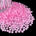 Flatback Glass Rhinestones,Bedazzler Gems 1440pcs Non Hotfix Crystal Rhinestones for Nail Charms Crafts Clothes Tumblers,Lt.Pink Neon,SS16