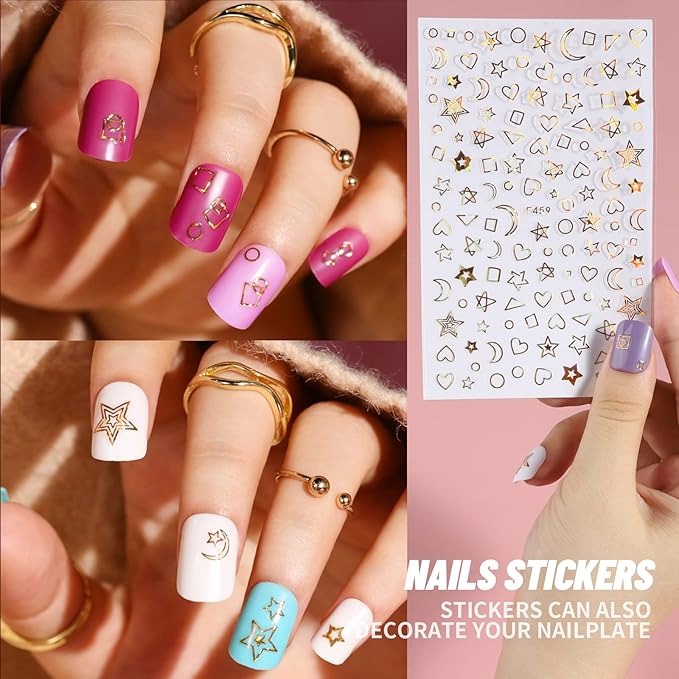Teenitor Square Press On Nails - 288pcs, 12 Colors, Short, Glue On, False Nails for Wide Nail Bed