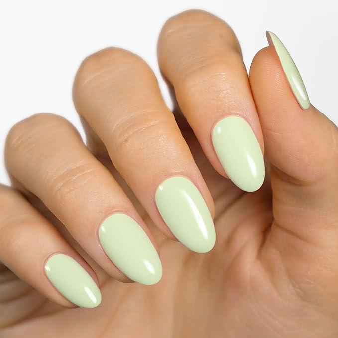 MOYOU LONDON Semi Cured Gel Nail Strips - 20 Pcs. Waterproof Gel Nail Wraps, Cures in Sunlight or UV/LED Lamp, Lasts Up to 2+ Weeks, Stretchable, Easy to Apply & Remove, Vegan & Cruelty-Free
