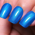 Pearl Gel Nail Polish,Deep Blue Glitter Pearl Gel Nail Polish Sparkle Shimmer Fall Winter Soak off LED UV for Art DIY Manicure 15ML