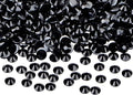 2880PCS Art Nail Rhinestones Non Hotfix Glue Fix Round Crystals Glass Flatback for DIY Jewelry Making with one Picking Pen (ss5 2880PCS, Jet Black)