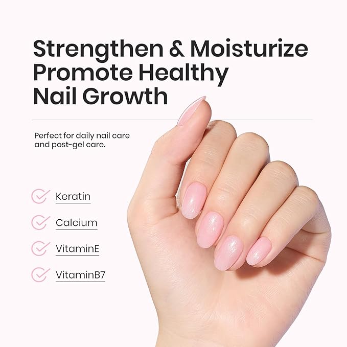 Beetles Rubber Base Color Gel Nail Polish Set 6 Colors Glitter Nude Pink Color Base 5 in 1 White Gel Polish Strengthener for Thin Nails Soak Off U V Nail Art DIY Gift for Women