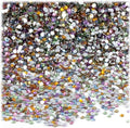 The Crafts Outlet 5,000pc Rhinestones Round 2mm Tiny for Nails - Pastel Assortment