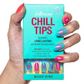 Chillhouse - Chill Tips, Press on Nails Kit - Mood Ring (Oval) - 30 Nail Shapes & Sizes - Up to 2 Weeks of Wear - Customizable Fit - Reusable - Latina Founded & Women Owned - Beauty & Self Care