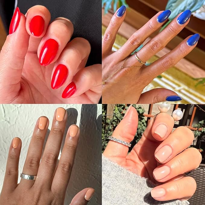 Olive & June Gel Polish Top Coat | UV LED Nail Lamp Needed | Long Lasting Formula | Up to 21 Days of Wear | Damage-Free Removal | Salon-Quality Manicure, Pedicure at Home | Vegan,HEMA-Free,Cruelty-Fre