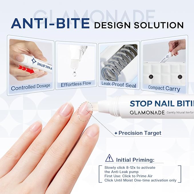 Nail Biting Prevention for Kids: Thumb Sucking Deterrent Instant Bitter Taste Habit Correction Formula Nail Repair for Damaged Nails Care Safe Effective & Non-Toxic Invisible Matte Finish