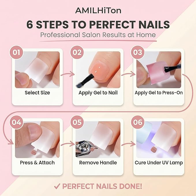 Sheer Blush French Tip Toe Nail Press Ons, 150PCS Square Full Cover Soft Gel Toe Nail Tips, 15 Sizes for Wide Toenail Beds, Pre-Shaped for DIY French Pedicure & Salon