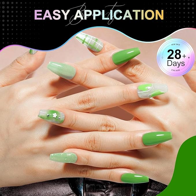 Medium Coffin Nail Tips, 240Pcs Double-Sided Matte Press-On Nails, Clear Fake Nails for Nail Extension, Manicure, Home DIY, Salon, 15 Sizes, Pre-Etched No File Soft Acrylic Gel Nails