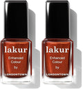 LONDONTOWN Brassy Copper Glossy Nail Polish, Posh Forever lakur, Vegan Chip-Resistant Long-Lasting Nail Lacquer, 0.40 fl oz (Pack of 2)