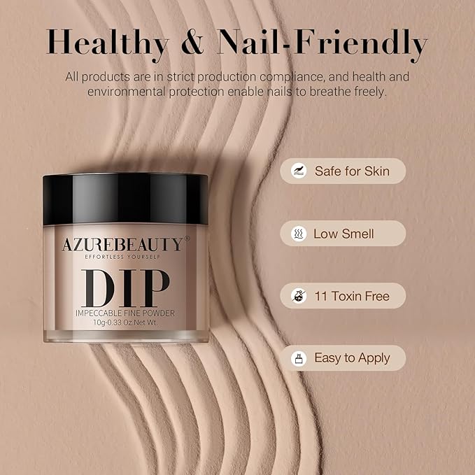 AZUREBEAUTY Dip Powder Nail Kit Starter 20 Colors Glitter Dark Green Grey Purple Fall Winter 31 Pcs Dip Powder Liquid Set with Top/Base Coat Activator for French Nails Art Manicure DIY Salon Gift