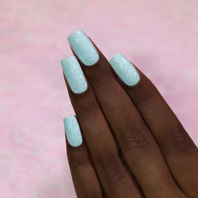 ILNP Pinkies Up - Robin Egg Blue Speckled Nail Polish