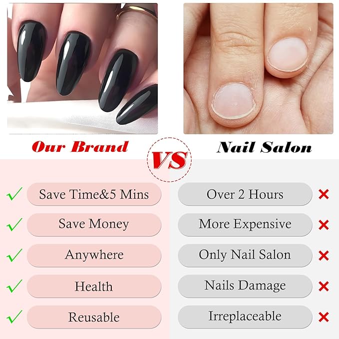 LoveOurHome 576pc Medium Press on Nails Almond Fake Nails Full Cover Acrylic Nails Press ons Nail Short Stiletto Glue on Nail Artificial Fingernail Almond Nail Tips 24 Colors for Women Girls Kids