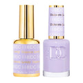 DND DC Gel Polish Set, Purple Collection, UV/LED Gel Polish and Air Dry Nail Lacquer, Matching Chip-Free Polish Duo, 118 Unicorn Lovely, 0.5 Fl Oz