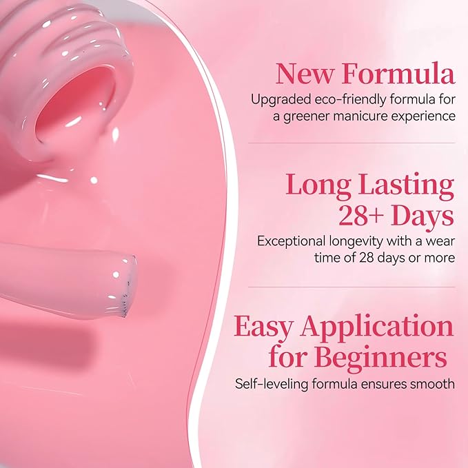 BORN PRETTY Pink Gel Nail Polish Set 6 Colors Sweet Nude Baby Light Pink Soak Off U v Gel Polish Kit for Salon Manicure and Nail Art DIY at Home
