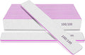 Heavy Duty Nail Files 100/100 Grit Nail Files for Gel Nails Professional Strong Nail Filer Manicure Styling Tools for Salon Use