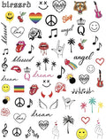 Impressed 5 Sheets Luxury Nail Art Stickers 500+ Full Color Custom Nail Decals for Faux Nail Design and Salon Nails Accessories (Vibrant)