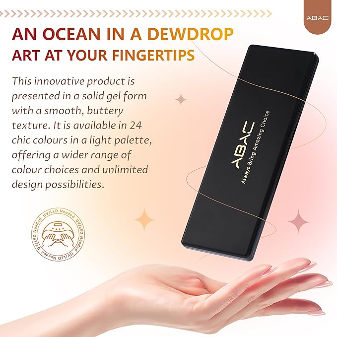 ABAC Fall & Winter Solid Gel Nail Polish Set,Ombre Gel Nail Polish,Pat Paint Nail Art-Nude Orange Yellow Green Glitter Colors w/Pro Brush No-Spill,Hema-Free Gifts for Girls Glowing Attraction