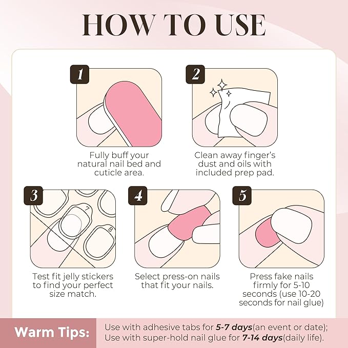 UNA GELLA French Tip Press On Nails Almond: Fall Winter Black Soft Gel Press Ons Short Kit with Nail Tips Glue on Nails, 16 Sizes - 32 Reusable Fake Nails, Black French