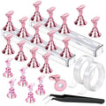 FANDAMEI 20PCS Nail Stand, Nail Holder For Painting Nails, Nail Stand For Press Ons, Nail Stands, Press On Nail Stand, Nail Holder, Nail Stands For Nail Art, Nail Art Tools, Nail Stuff, Nail Tools