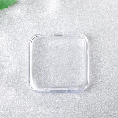 10 Pcs Transparent Press On Nail Storage Box,Fake Nail Display Storage Box for False Nails Home Nail Salon Supplies
