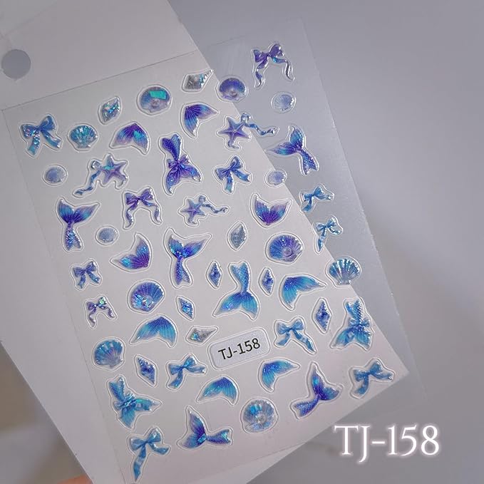 3 Sheets Jelly Planet Series Nail Stickers 5D Embossed Nail Art Stickers Space Nail Decals with Earth Moon Saturn Designs Cute DIY Self-Adhesive Nail Art Supplies